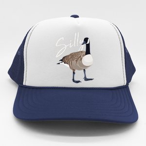 Canadian Goose Silly Goose Funny Cute Bird Hunter Trucker Hat