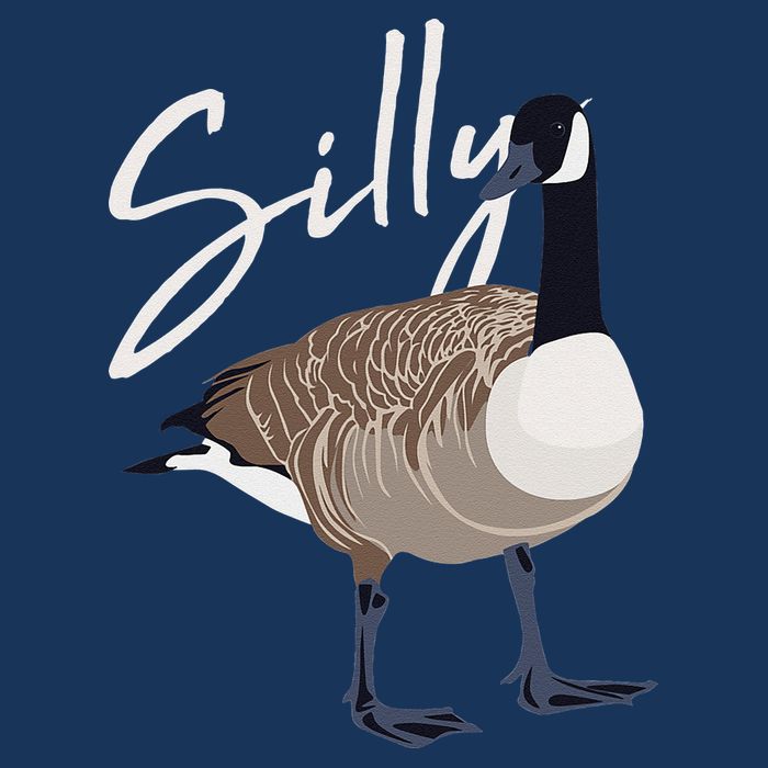 Canadian Goose Silly Goose Funny Cute Bird Hunter Infant Baby Jersey Bodysuit