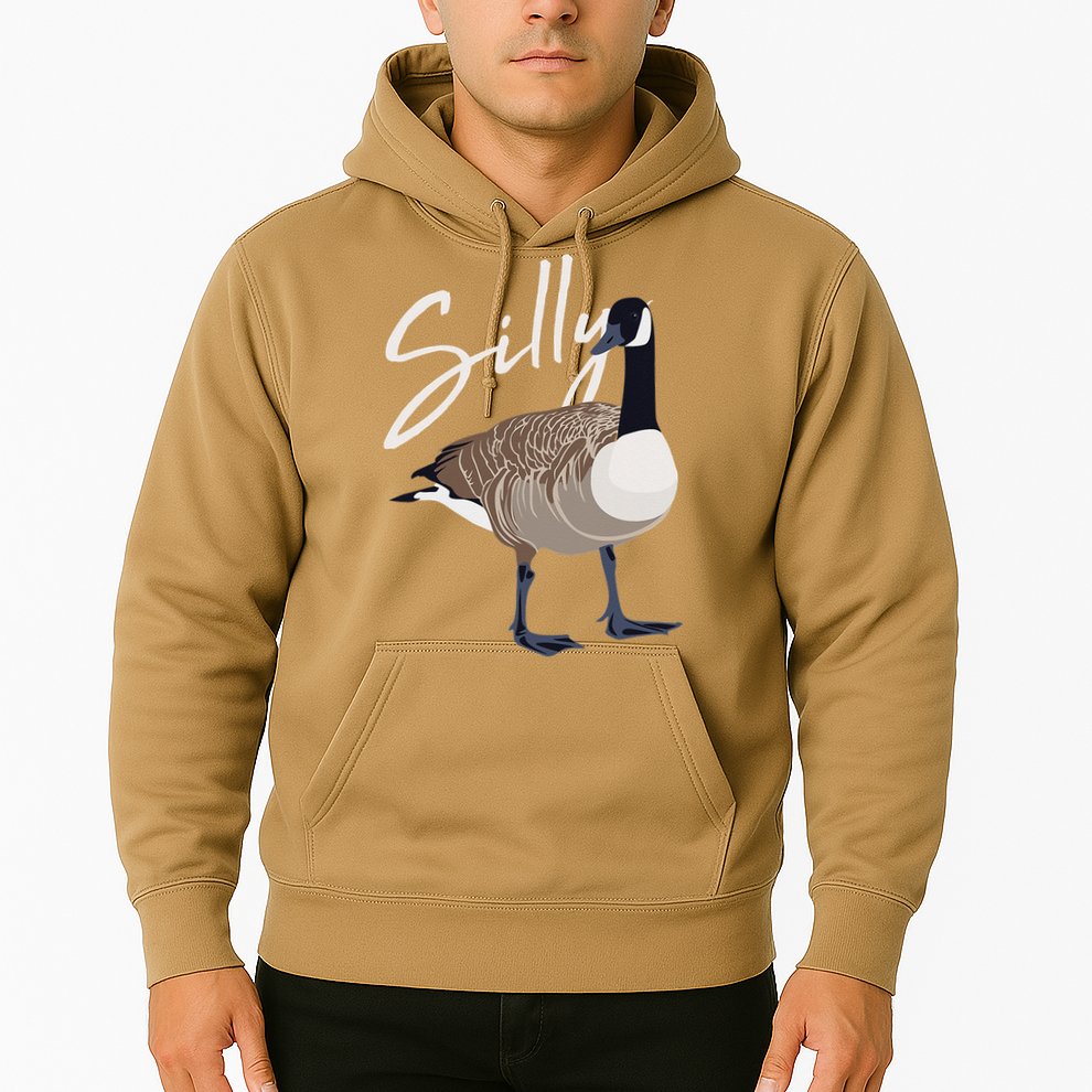 Canadian Goose Silly Goose Funny Cute Bird Hunter Hoodie