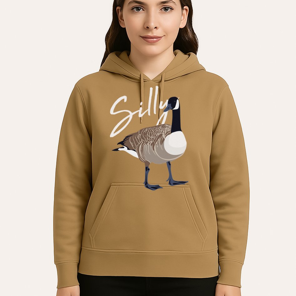 Canadian Goose Silly Goose Funny Cute Bird Hunter Hoodie