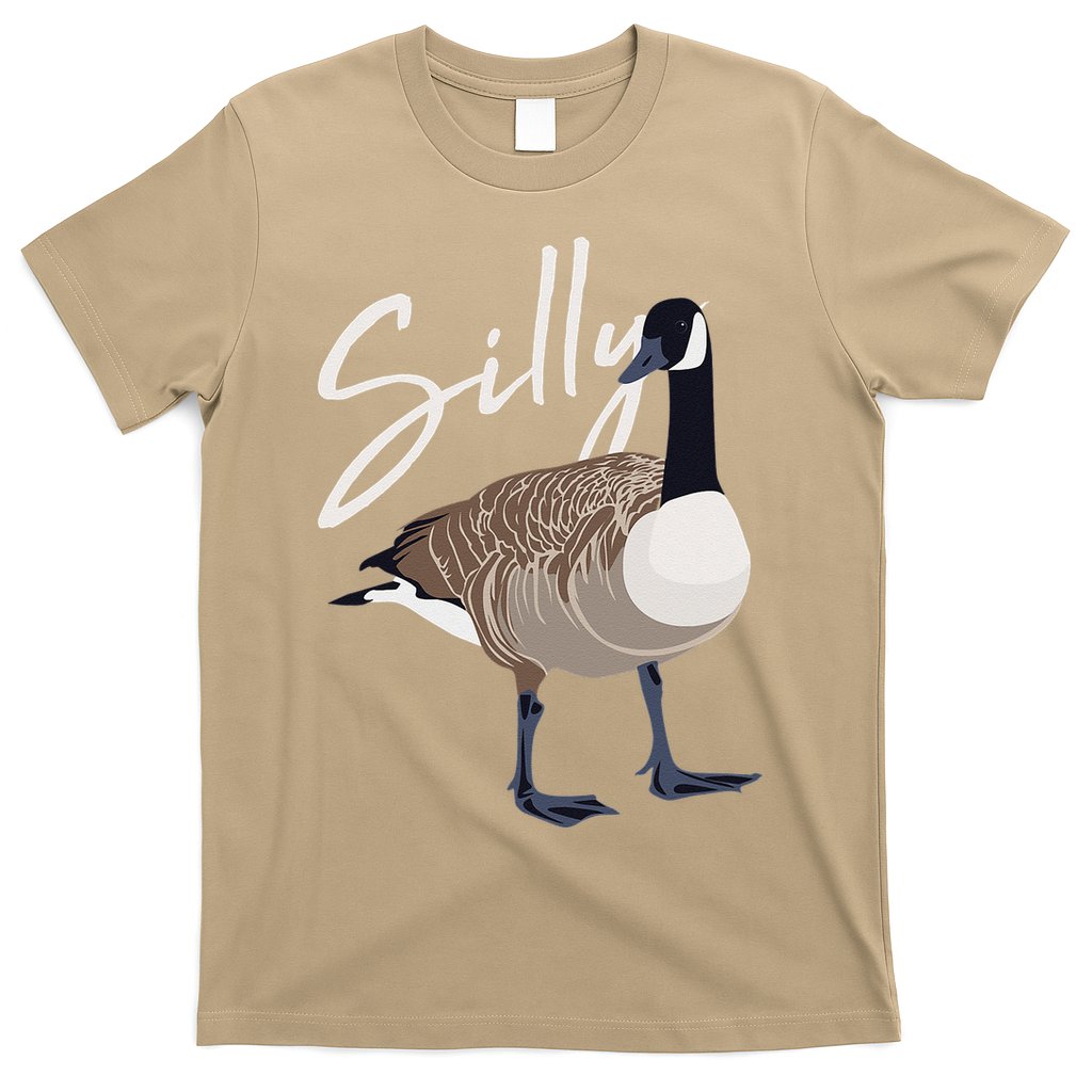 Canadian Goose Silly Goose Funny Cute Bird Hunter T-Shirt