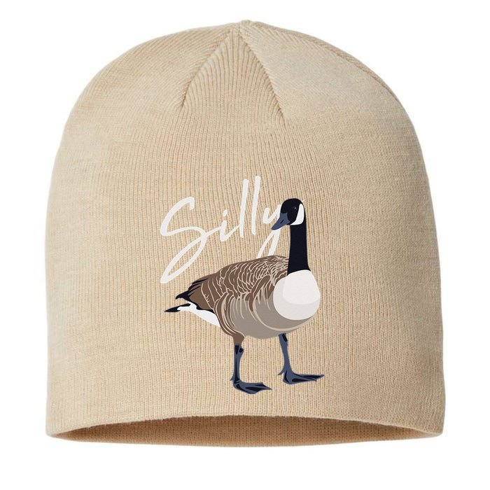 Canadian Goose Silly Goose Funny Cute Bird Hunter Sustainable Beanie