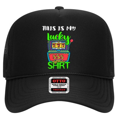 Casino Gambling Slot Machine Player This Is My Lucky Trucker Hat