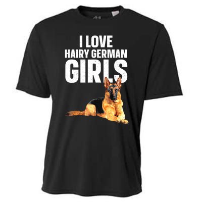 Cool German Shepherd Art For Women German Shepherd Lover Cooling Performance Crew T-Shirt