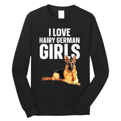 Cool German Shepherd Art For Women German Shepherd Lover Long Sleeve Shirt