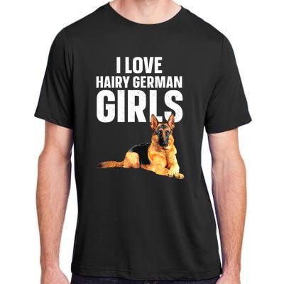 Cool German Shepherd Art For Women German Shepherd Lover Adult ChromaSoft Performance T-Shirt