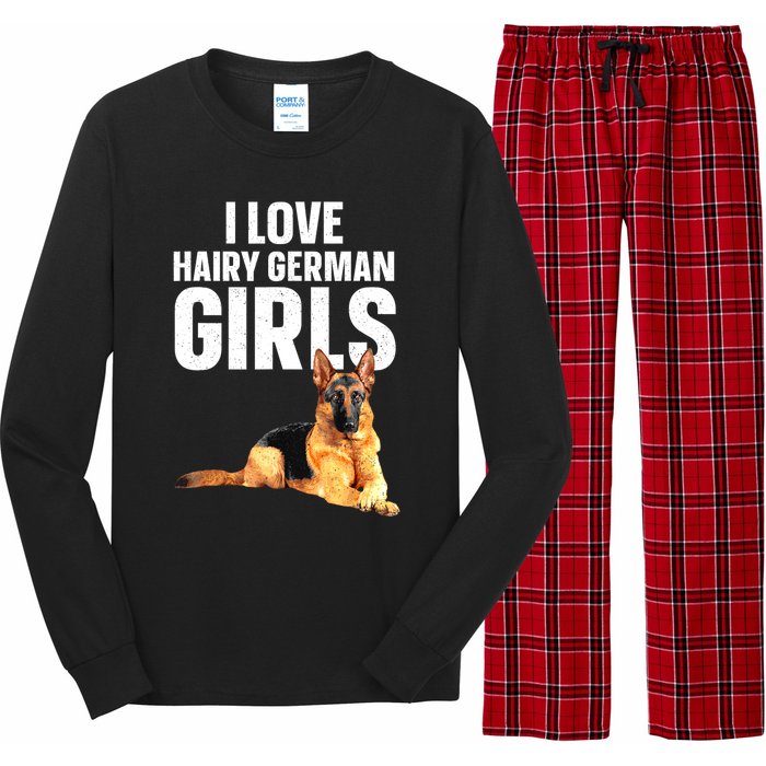 Cool German Shepherd Art For Women German Shepherd Lover Long Sleeve Pajama Set