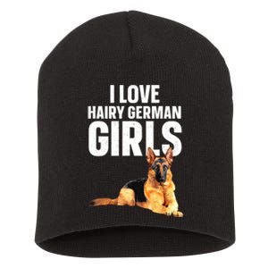 Cool German Shepherd Art For Women German Shepherd Lover Short Acrylic Beanie