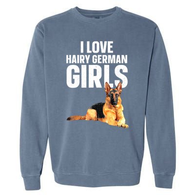 Cool German Shepherd Art For Women German Shepherd Lover Garment-Dyed Sweatshirt