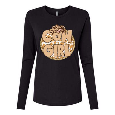 Cow Girl Southern Country Cute Womens Cotton Relaxed Long Sleeve T-Shirt