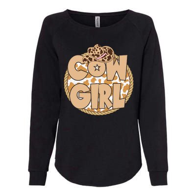 Cow Girl Southern Country Cute Womens California Wash Sweatshirt