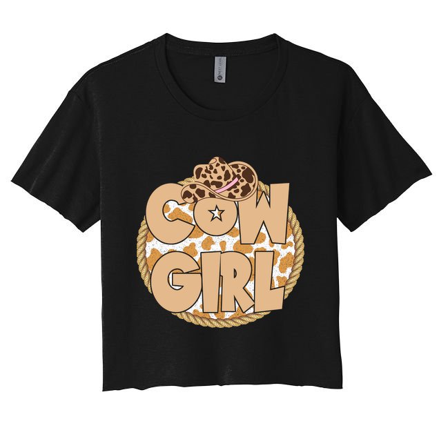 Cow Girl Southern Country Cute Crop Top