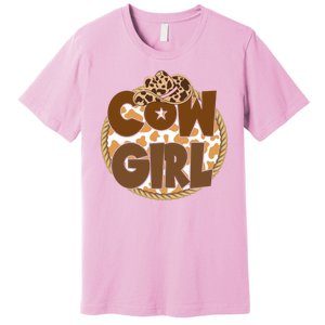 Cow Girl Southern Country Cute Premium T-Shirt