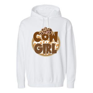 Cow Girl Southern Country Cute Garment-Dyed Fleece Hoodie