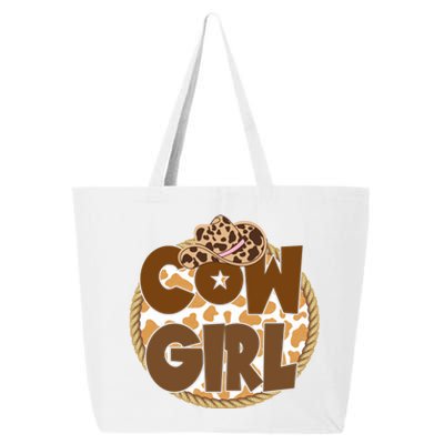 Cow Girl Southern Country Cute 25L Jumbo Tote