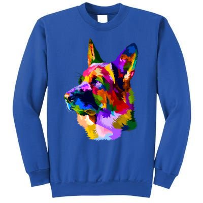 Colorful Ger Shepherd Ger Shepherd Dog Owner Gift Sweatshirt