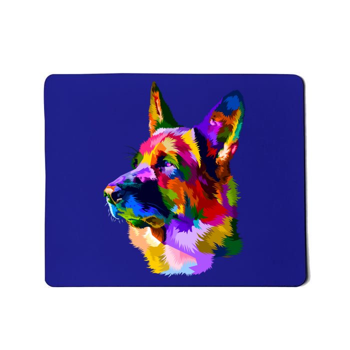 Colorful Ger Shepherd Ger Shepherd Dog Owner Gift Mousepad