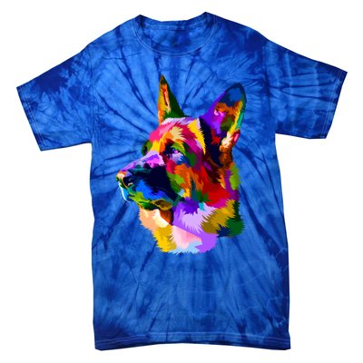 Colorful Ger Shepherd Ger Shepherd Dog Owner Gift Tie-Dye T-Shirt