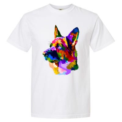 Colorful Ger Shepherd Ger Shepherd Dog Owner Gift Garment-Dyed Heavyweight T-Shirt