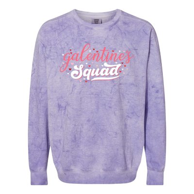 Cute Galentines Squad Gang For Funny Galentine's Day Colorblast Crewneck Sweatshirt