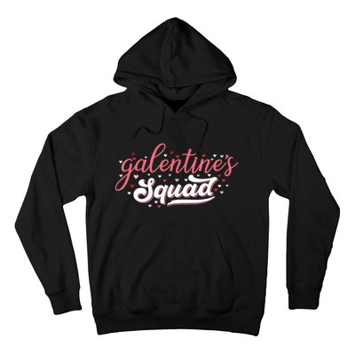 Cute Galentines Squad Gang For Funny Galentine's Day Hoodie