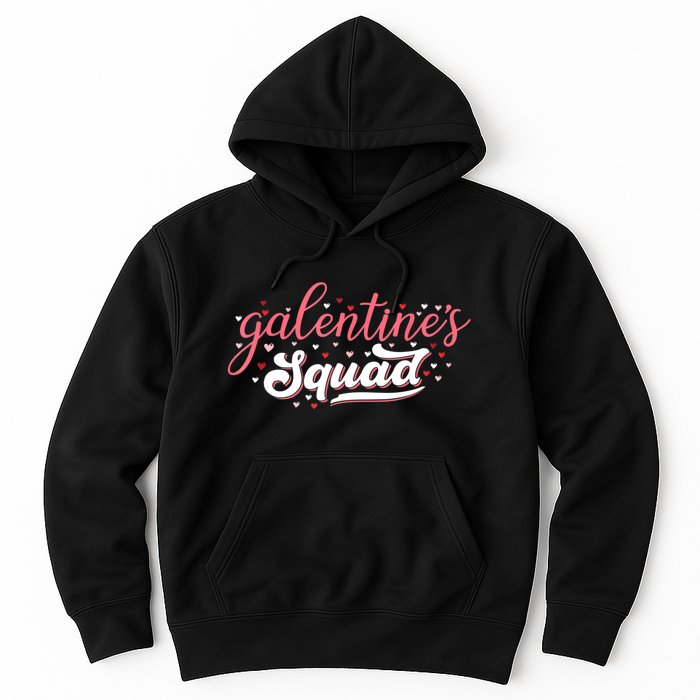 Cute Galentines Squad Gang For Funny Galentine's Day Hoodie