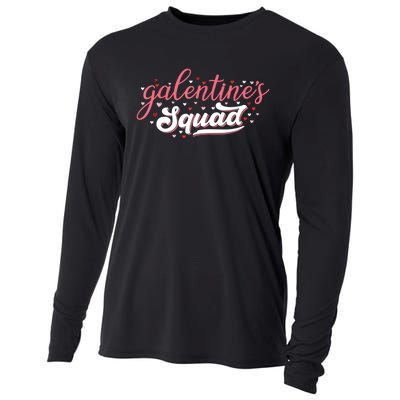 Cute Galentines Squad Gang For Funny Galentine's Day Cooling Performance Long Sleeve Crew