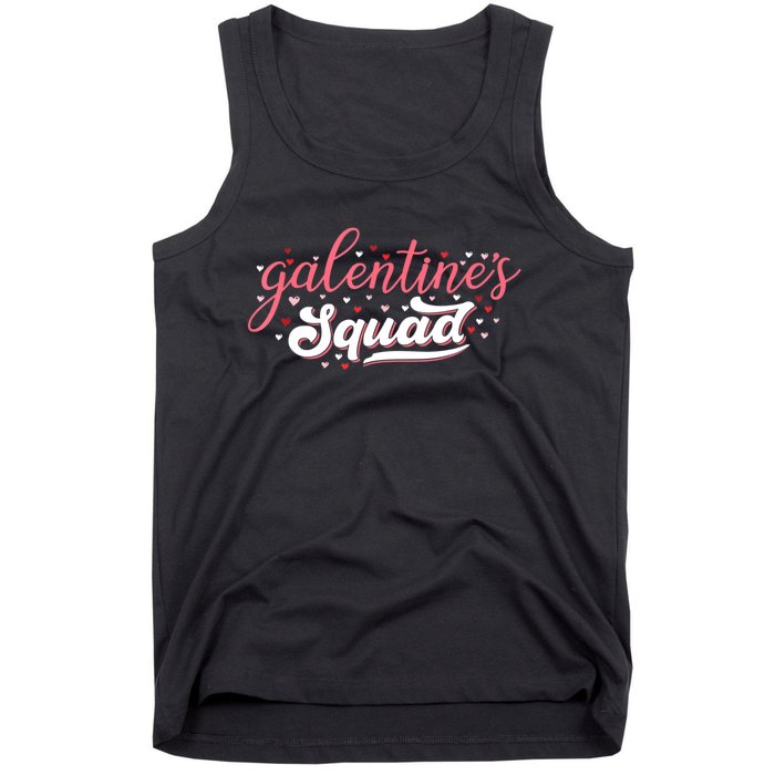 Cute Galentines Squad Gang For Funny Galentine's Day Tank Top