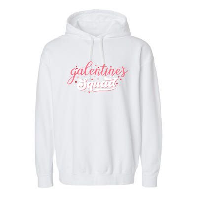 Cute Galentines Squad Gang For Funny Galentine's Day Garment-Dyed Fleece Hoodie