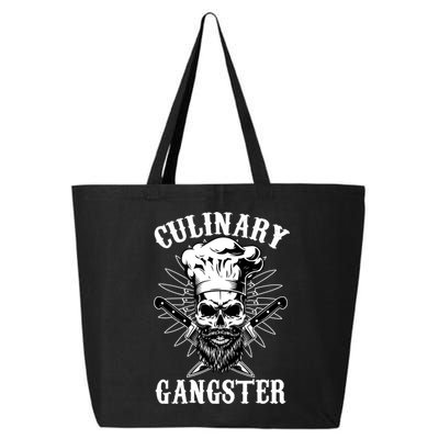 Culinary Gangster Skeleton Chef Funny Cooking Cook Great Gift 25L Jumbo Tote