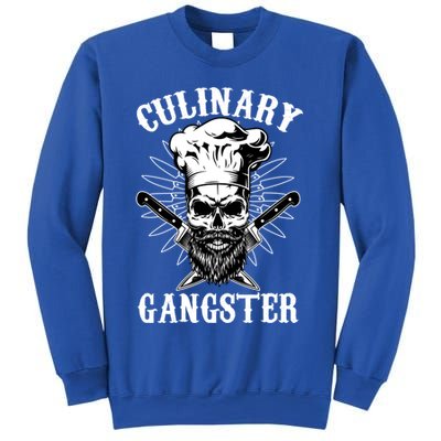 Culinary Gangster Skeleton Chef Funny Cooking Cook Great Gift Sweatshirt