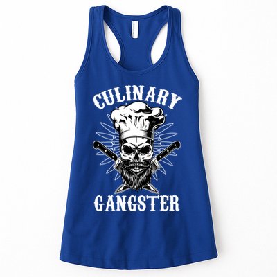 Culinary Gangster Skeleton Chef Funny Cooking Cook Great Gift Womens Tank Top