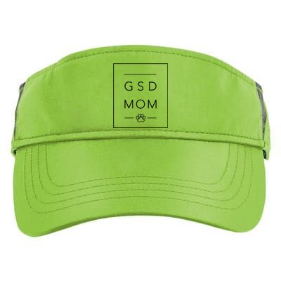 Cute Ger Shepherd Lover Dog Mom Crewneck Gsd Mom Gift Adult Drive Performance Visor