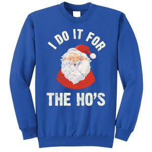 Christmas Gift Santa Claus Xmas I Do It For The Hos Holidays Gift Sweatshirt