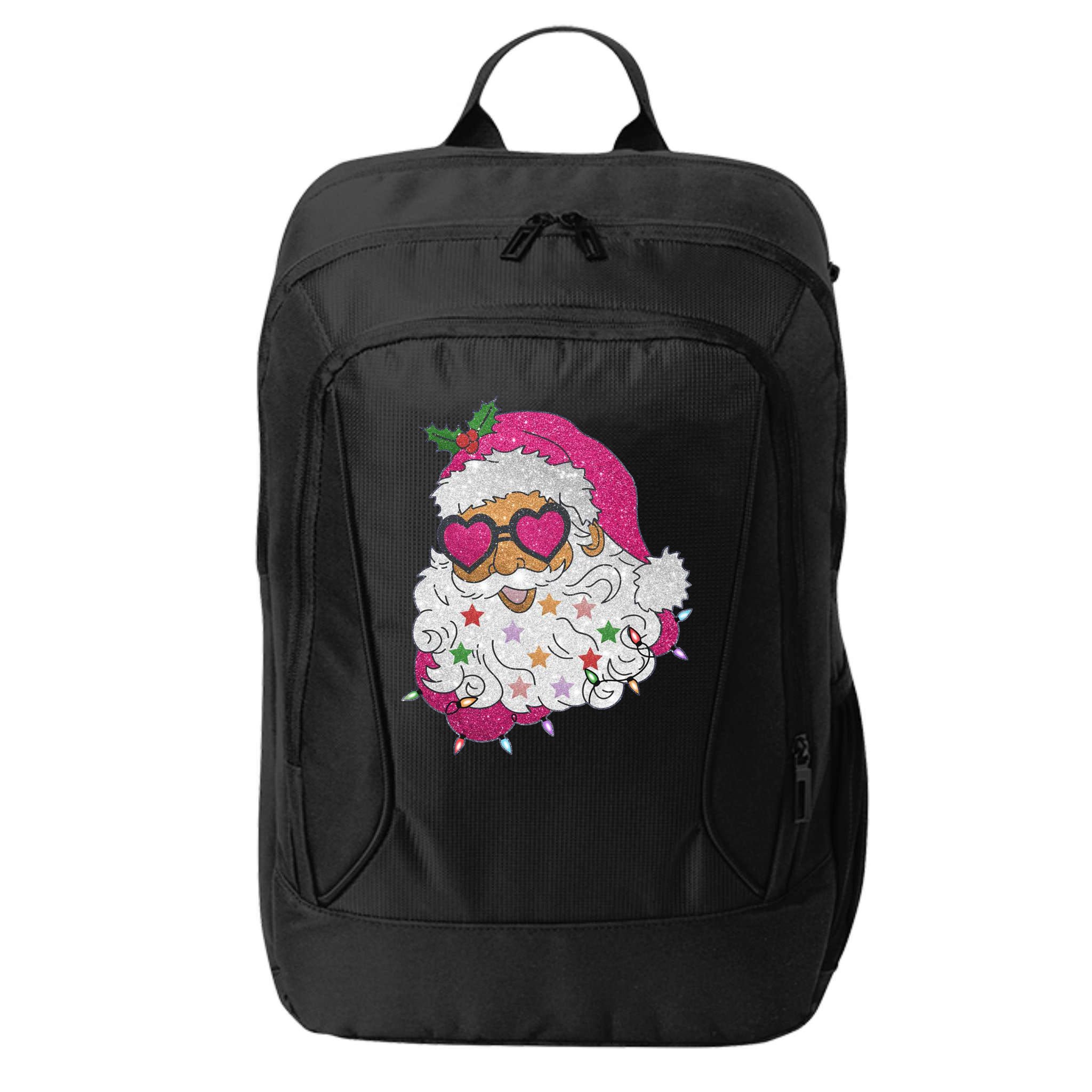 Cool Groovy Sana Claus Holiday Funny City Backpack