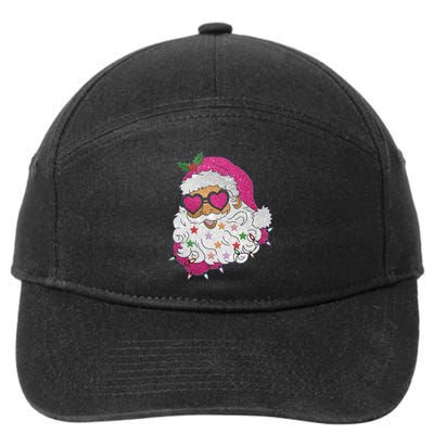 Cool Groovy Sana Claus Holiday Funny 7-Panel Snapback Hat