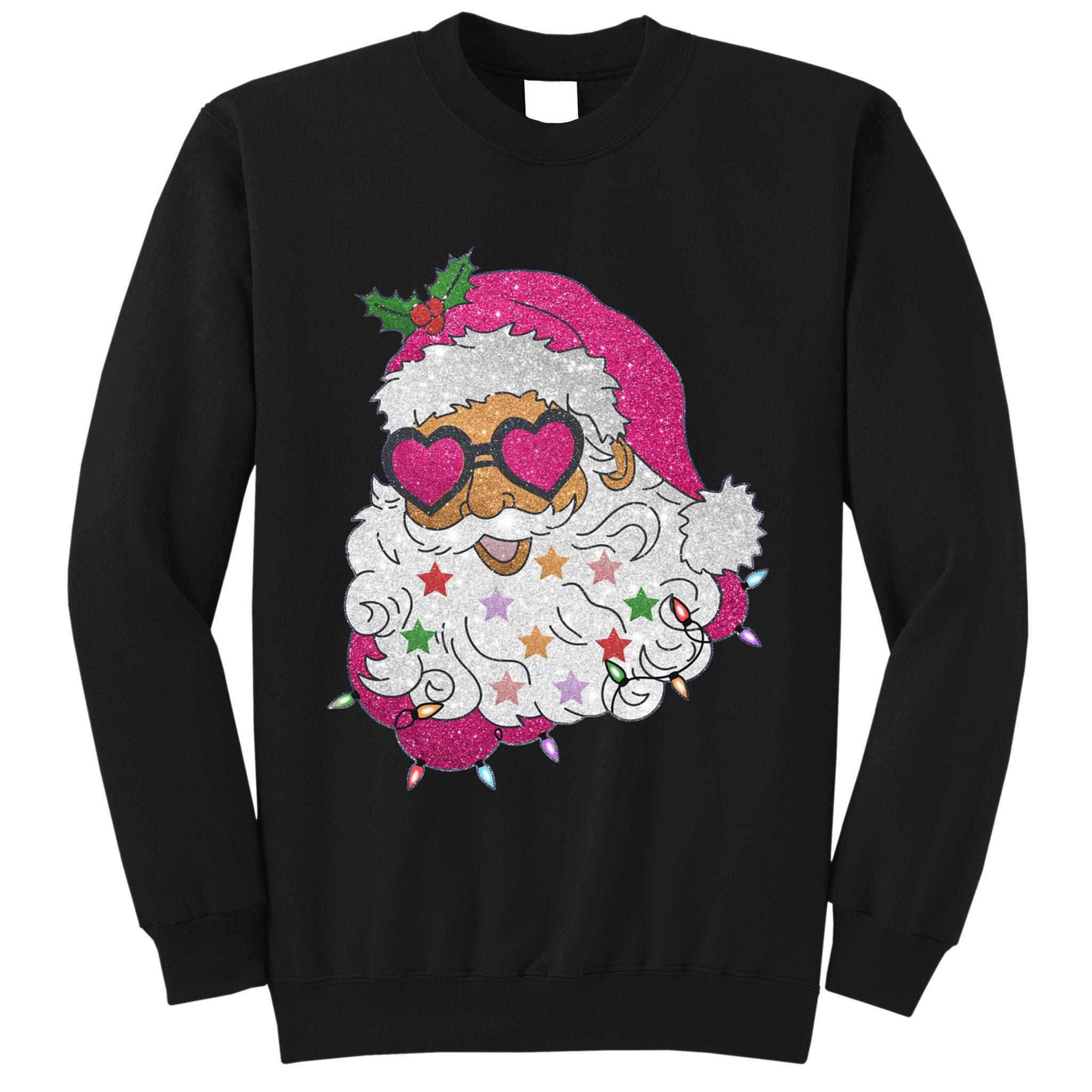 Cool Groovy Sana Claus Holiday Funny Tall Sweatshirt
