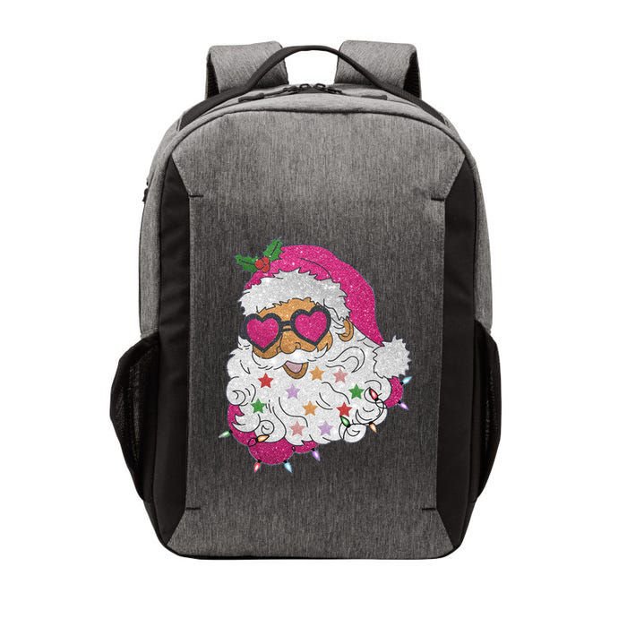 Cool Groovy Sana Claus Holiday Funny Vector Backpack