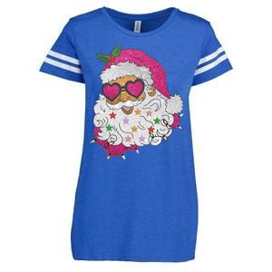 Cool Groovy Sana Claus Holiday Funny Enza Ladies Jersey Football T-Shirt