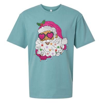 Cool Groovy Sana Claus Holiday Funny Sueded Cloud Jersey T-Shirt