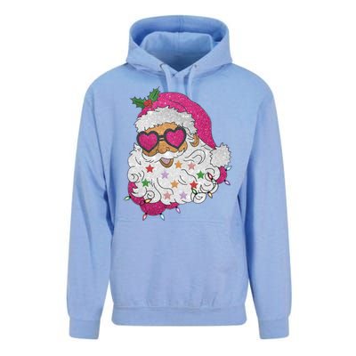 Cool Groovy Sana Claus Holiday Funny Unisex Surf Hoodie