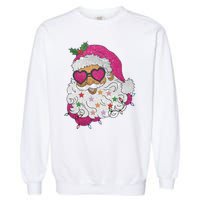 Cool Groovy Sana Claus Holiday Funny Garment-Dyed Sweatshirt