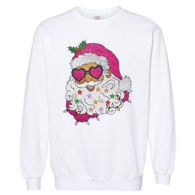 Cool Groovy Sana Claus Holiday Funny Garment-Dyed Sweatshirt