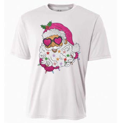 Cool Groovy Sana Claus Holiday Funny Cooling Performance Crew T-Shirt