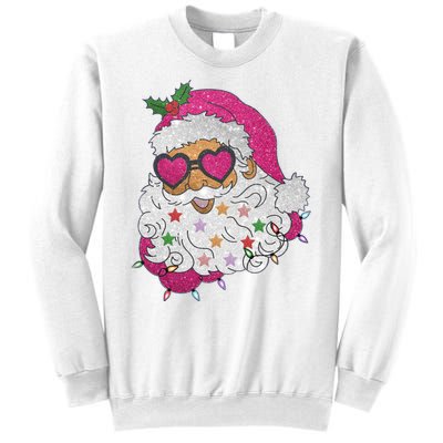 Cool Groovy Sana Claus Holiday Funny Sweatshirt