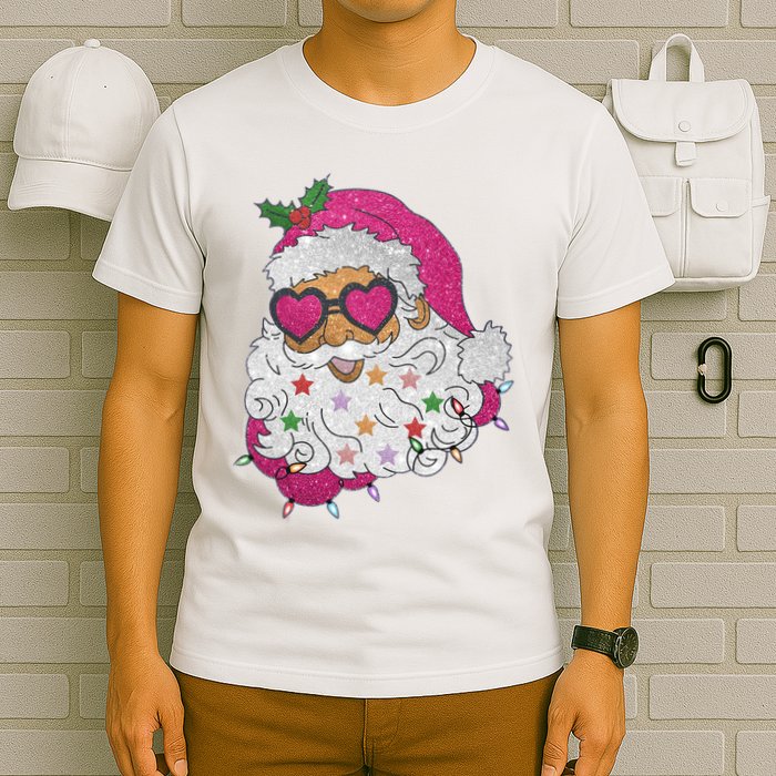 Cool Groovy Sana Claus Holiday Funny T-Shirt