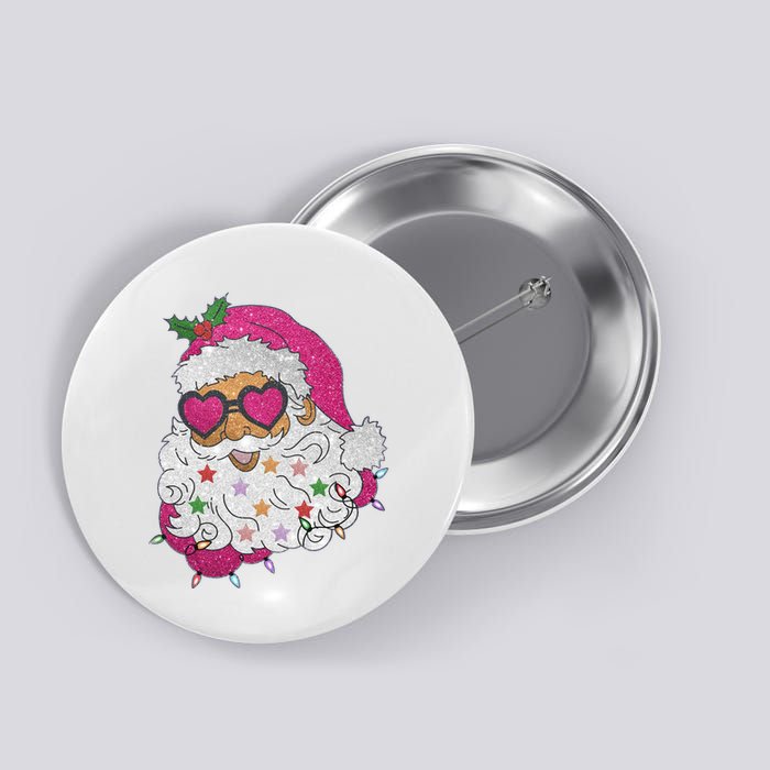 Cool Groovy Sana Claus Holiday Funny Button