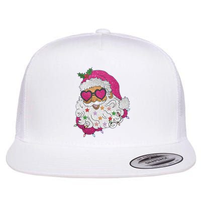 Cool Groovy Sana Claus Holiday Funny Flatbill Hat