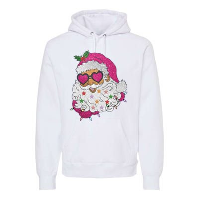 Cool Groovy Sana Claus Holiday Funny Premium Hoodie