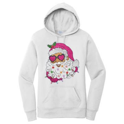 Cool Groovy Sana Claus Holiday Funny Women's Pullover Hoodie